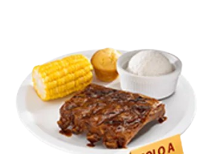 Solo A Honey Bourbon Rib Plate