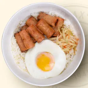 Lumpiang Shanghai Rice Bowl