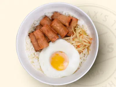 Lumpiang Shanghai Rice Bowl