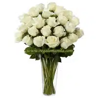 Premium White Long Stem Roses