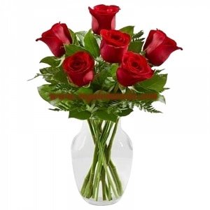 Simply Enchanting Rose In Vase