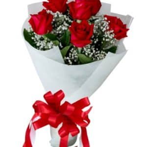 6 pcs. Red Rose Bouquet