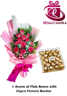 Pink Bloom with Ferrero Rocher