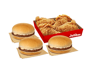 4 - pc. Chickenjoy Family Box w/ Yumburger
