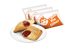 Strawberry cheese 3-pies to go