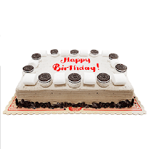 Cookies and Cream Dedication Cake 8x12