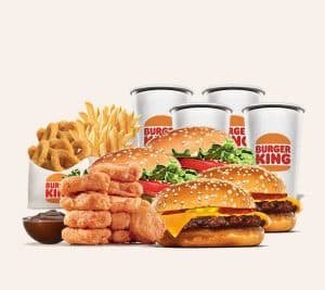 Burger King Original King Feast for 4