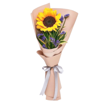 Single Sunflower Bouquet