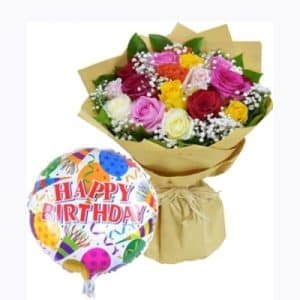 Sweet Heart in mixed bouquet