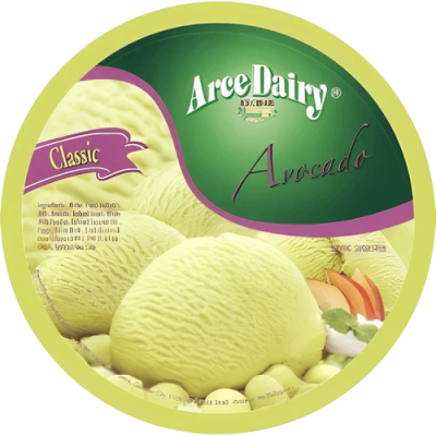 Arce Dairy Ice Cream Classic Avocado | 1.5L