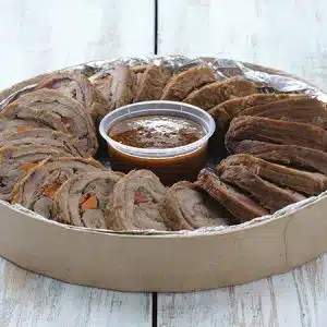 Beef Morcon in Tomato Sauce