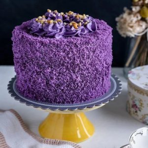 Ube Sans Rival Cake