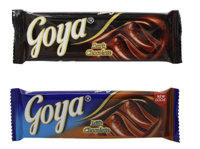 Goya Milk and Dark Chocolate 35g