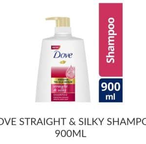 Dove Straight & Silky Shampoo 900ml