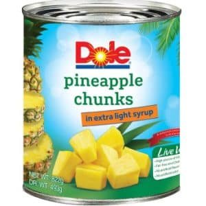 Dole Pineapple Chunks 822g