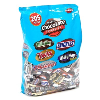 Mars Chocolate Favorites Minis 205-Piece Pack 62.6oz