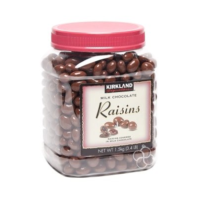 Kirkland Signature Milk Chocolate Covered Raisins 1.5kg