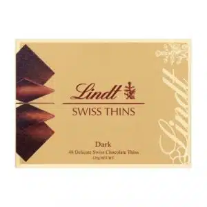 Lindt Swiss Thins Dark Chocolate 125g
