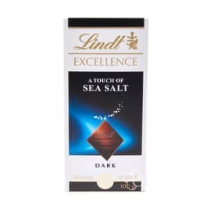 Lindt Excellence Sea Salt Dark Chocolate 100g X 4