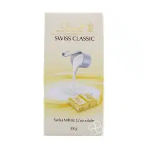 Lindt Swiss Classic White Chocolate Bar 100g x 4