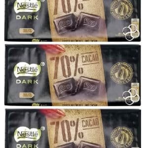 Nestle Extrafino 70% Cacao Dark Chocolate 120g x 3