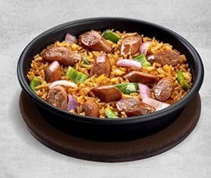 CAJUN SAUSAGE BAKED RICE