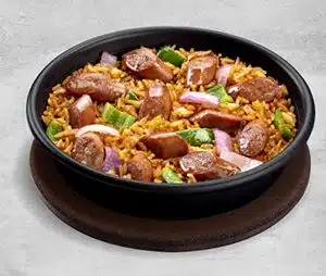 CAJUN SAUSAGE BAKED RICE