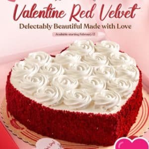 Valentine Red Velvet Cake