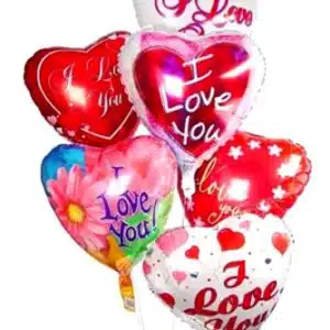 6's I love you Mylar Balloons