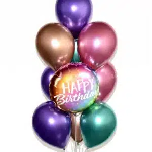 Colorful Birthday Balloon Set