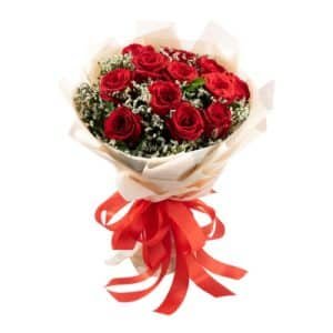 1 Dozen Red Rose Classic Bouquet