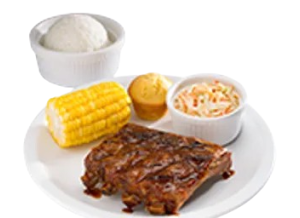 Solo B Honey Bourbon Rib Plate