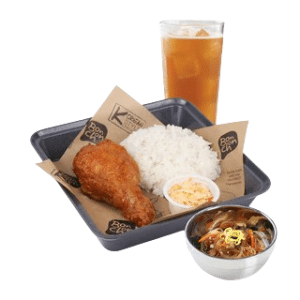 1-pc Korean Fried Chicken Meal with Chapchae