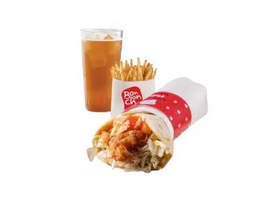 Crispy Fish Wrap Meal with Fries