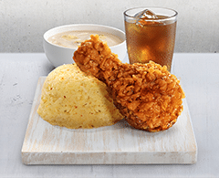 1PC GARLIC BUTTER CHICKEN COMBO