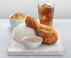 1-PC CHICKEN MEAL WITH MASHED POTATO