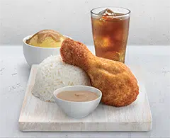 1-PC CHICKEN MEAL WITH MASHED POTATO