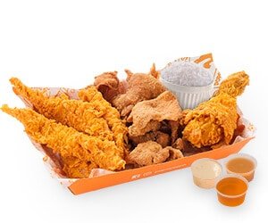 Chicken Trio with Rice