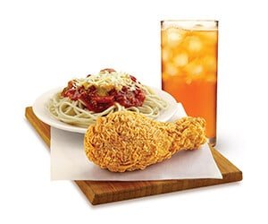 1-PC Chicken + Spaghetti + Drink