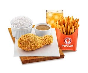 1-Pc Chicken + Rice + Fries + Drink