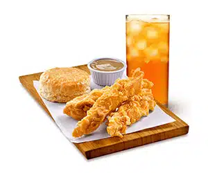 3-Pc Chicken Tenders + Biscuit + Drink