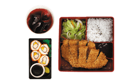 Pork Tonkatsu Maki Bento