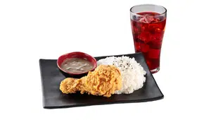 1pc Umami Fried Chicken with Red Iced Tea