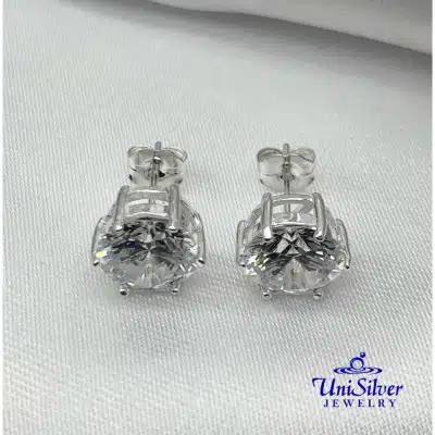 Unisilver 925 Sterling Silver Lady's Earrings (ES021)