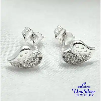 Asymmetrical Heart Stud (ESM06-1001)