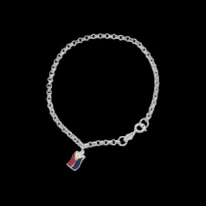 Rolo Chain with Philippine Flag charm
