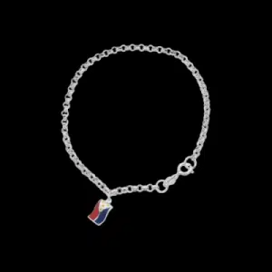 Rolo Chain with Philippine Flag charm