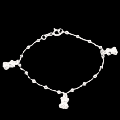 Bear Silver Bracelet For Women