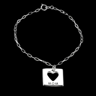 Open Heart Mom Bracelet