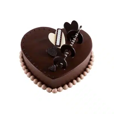 Dark Chocolate Art Deco Cake
